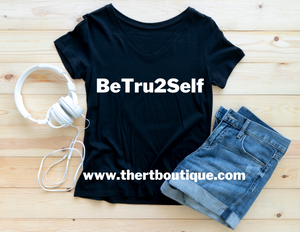 BeTru2Self Black Tee