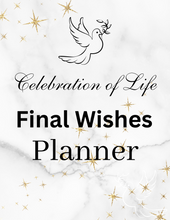 Load image into Gallery viewer, Celebration of Life Planner (Final Wishes)