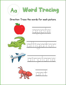 Alphabet and Number Tracing Worksheets (45 pages)