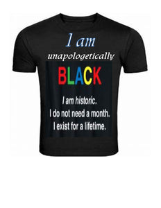 I am unapologetically Black T-Shirt - Royal Transformation Boutique