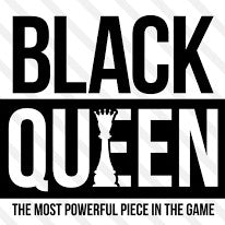 Black Queen Powerful Game Piece - Royal Transformation Boutique