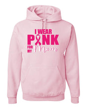 Load image into Gallery viewer, I Wear Pink Breast Cancer Hoodies