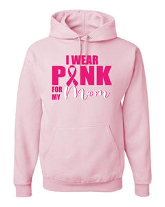 I Wear Pink Breast Cancer Hoodies